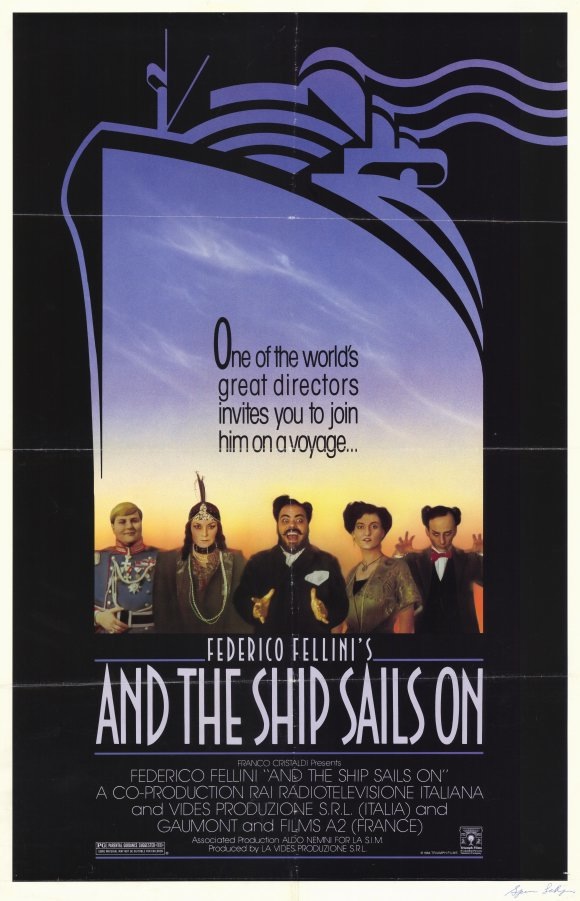 And The Ship Sails On (1984) - Rolled SS Movie Poster