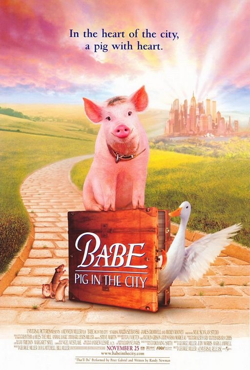 Babe: Pig In The City (1998) - Rolled DS Movie Poster