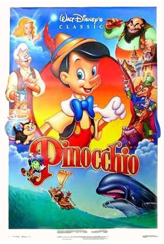 Pinocchio (R1992) - ADV (1940) - Rolled DS Movie Poster