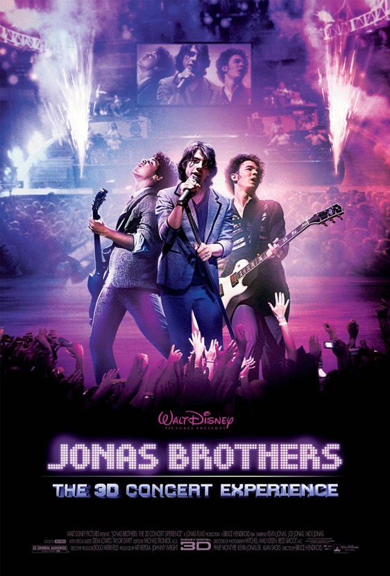 Jonas Brothers: The 3D Concert Experience (2009) - Rolled DS Movie Poster