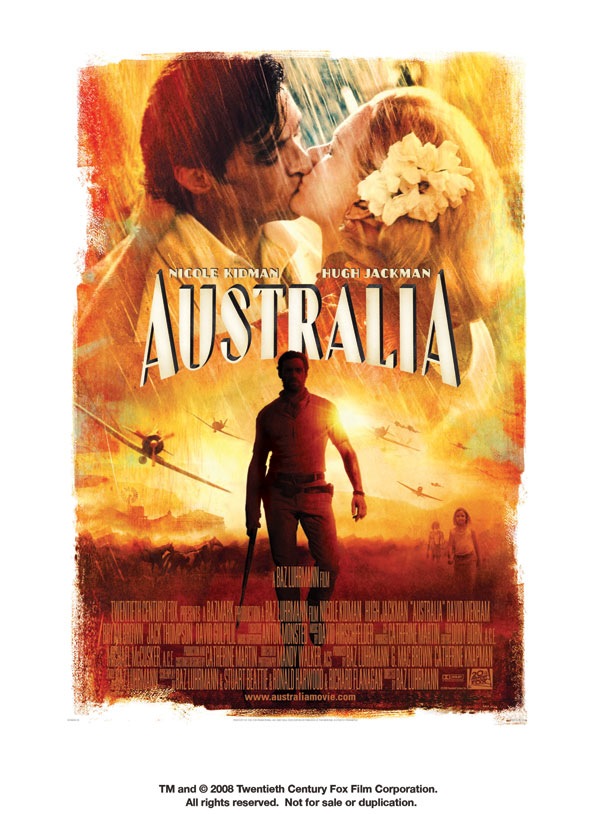 Australia (2008) - Rolled DS Movie Poster