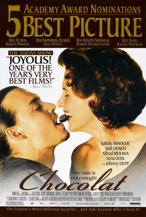 Chocolat - Review (2000) - Rolled DS Movie Poster