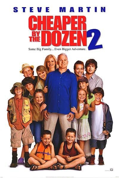 Cheaper By the Dozen 2 (2005) - Rolled DS Movie Poster