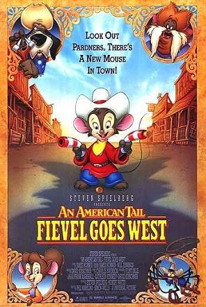 An American Tail: Fievel Goes West (1991) - Rolled DS Movie Poster