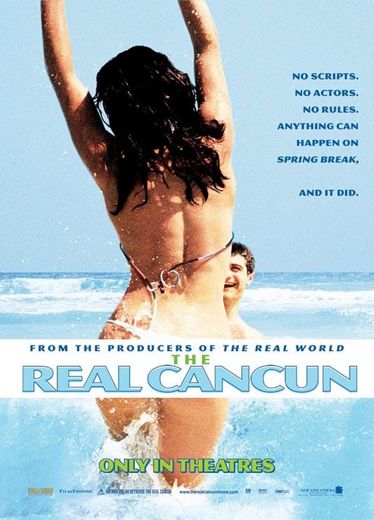 The Real Cancun (2003) - Rolled DS Movie Poster
