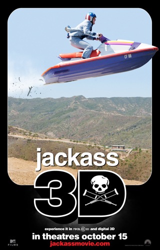 Jackass 3D - Jet Ski (2010) - Rolled DS Movie Poster