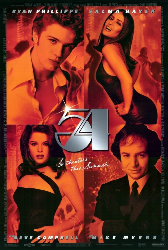 54 (1998) - Rolled DS Movie Poster