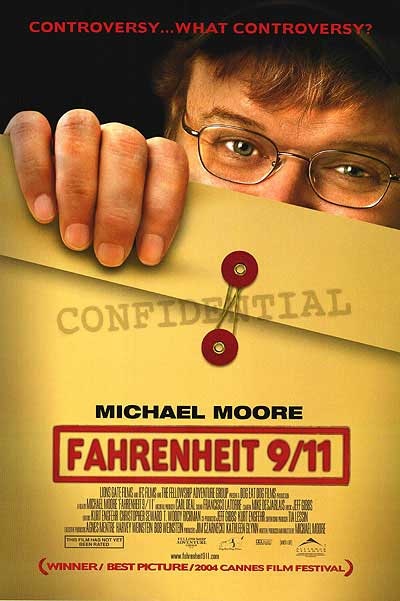 Fahrenheit 9/11 (2004) - Rolled DS Movie Poster