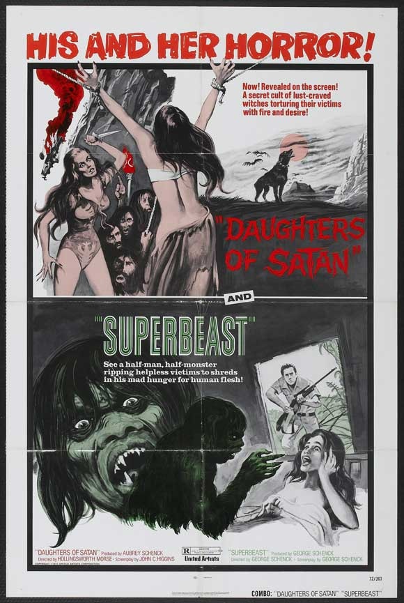 Daughters Of Satan (1972) - Rolled SS Movie Poster