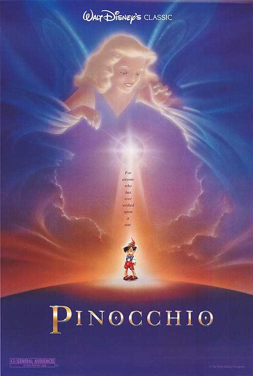 Pinocchio (R1992) - PRE (1940) - Rolled DS Movie Poster