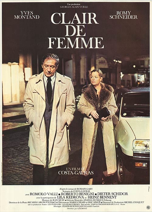 Clair de femme (1979) - Rolled SS Movie Poster