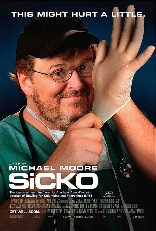 Sicko (2007) - Rolled DS Movie Poster